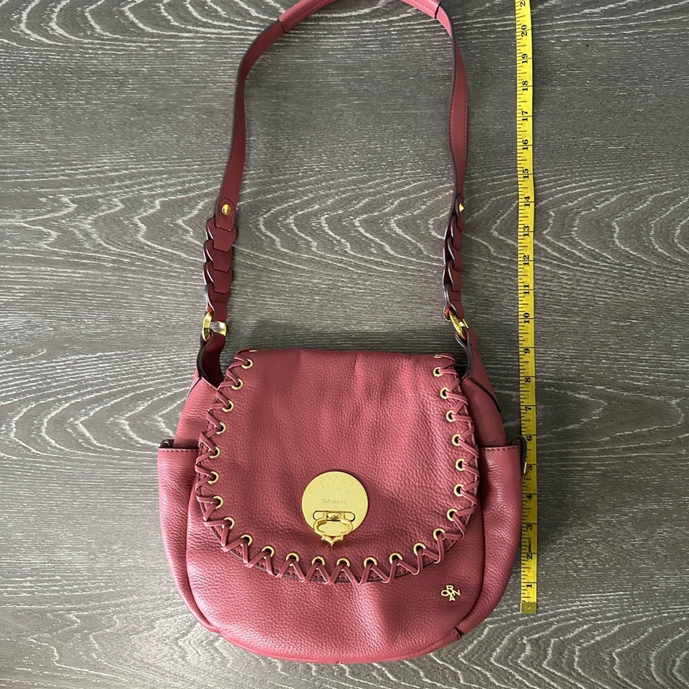 OrYANY Leather Shoulder Bag - Red - Picture 10 of 12